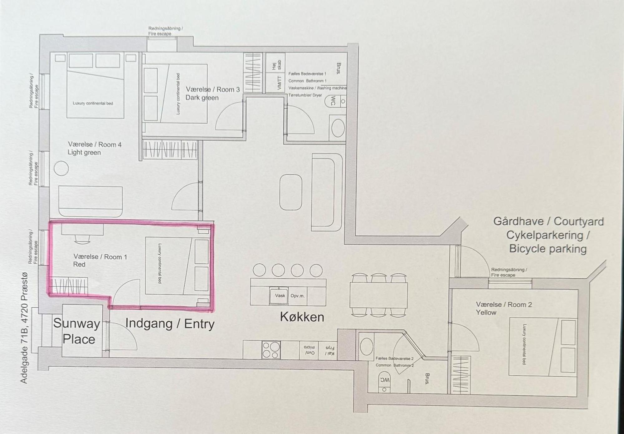 Ferienwohnung Sunway Place Præstø Exterior foto